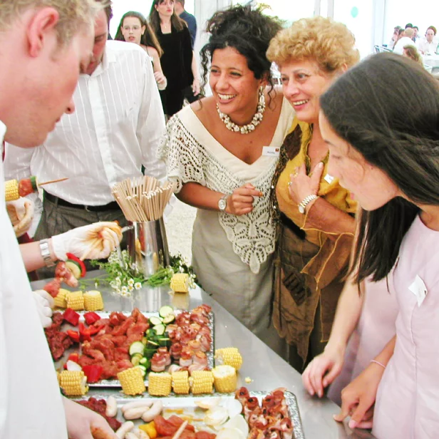 Grillbuffet für Hochzeit